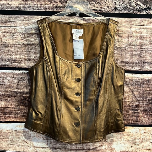 Coldwater Creek Jackets & Blazers - Cold Water Creek Spirit leather vest